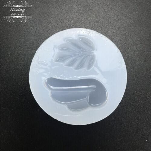 Cake decoration tool DIY leaf wing shape silicone mold mirror crystal drop glue making tool resin clay mold
