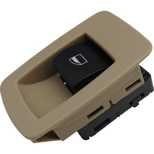 Yellow Master Power Window Switch Button 61316951956 61316940313 Glass Frame Riser For BMW 5 Series E60 E61 520i 523i 525i 530i