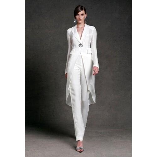Custom Pantsuit / Jumpsuit Mother of the Bride Dress Elegant Jewel Neck Floor Length Polyester Long Sleeve with Ruching 2021