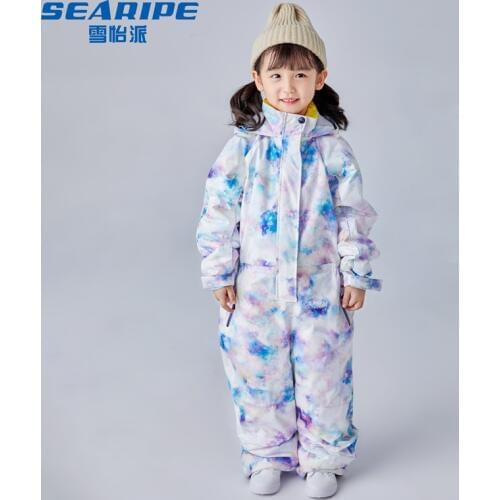 Ski suits for kids waterproof outdoor jumpsuit girls snowboard jacket waterproof Skiing clothing overall new modle