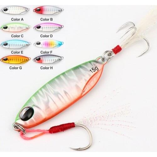 BATTLEBASS New Metal Slow Jig Cast Spoon 10G 15G 20G 25G 7 color Artificial Bait Shore Fishing Jigging Lead Metal Fishing Lure