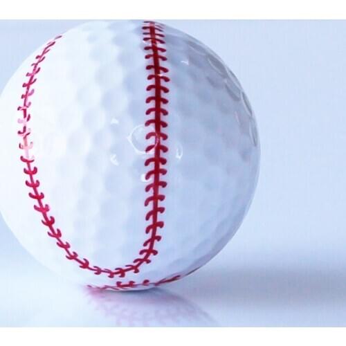 NEW Double Piece Golf Ball Golf Game Ball Similar Baseball Golf Ball 6pcs/lot