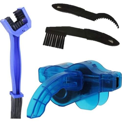 Bicycle Chain Cleaner Scrubber Brushes Mountain Bike Wash Tool Set Cycling Cleaning Kit Bicycle Repair Tools Bicycle Accessories