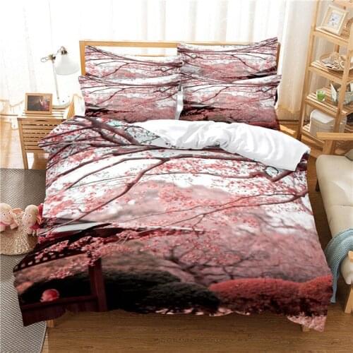 Beautiful Scenery Bedding Duvet Cover Set 3d Digital Printing Bed Linen Fashion Design Comforter Cover Bedding Sets Bed Set