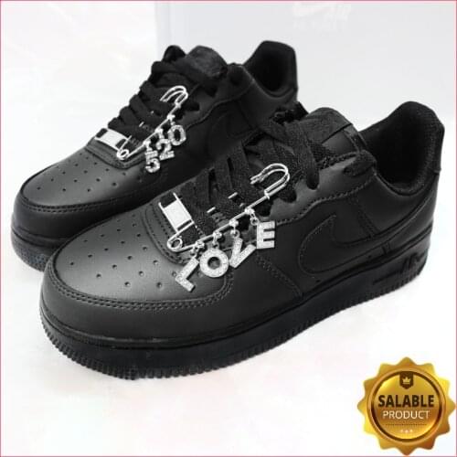 Luxury nike air force 1 Rhinestone Charms Designer Letter Number Customization DIY Croc Pin Shoe Accessories Clog JIBZ Girl Gift