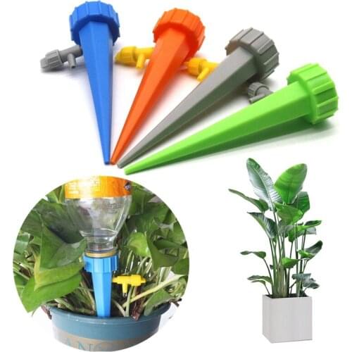 5pcs/lot Auto Drip Irrigation Watering System Dripper Spike Kits Garden Household Plant Flower Automatic Waterer Irrigation Tool