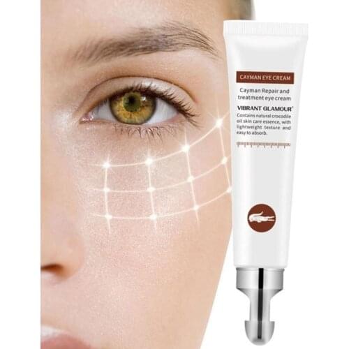 Collagen Repair Eye Cream Hyaluronic Acid Anti Dark Circles Remove Crocodile Anti Puffiness Eye Care Cream 20ml