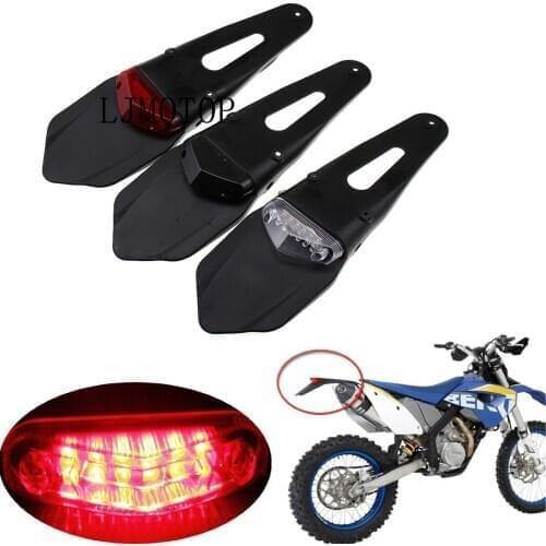 Motorcycle LED Tail Light Rear Fender Brake Stop Taillight 12V LED Lamp For Suzuki DR250 DJEBEL dr 250 Yamaha YZ80 YZ85 YZ125