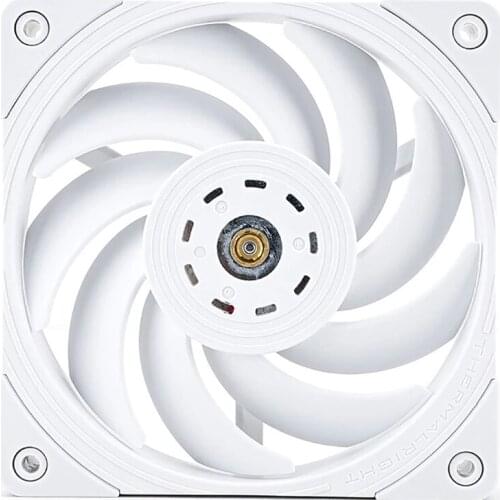 Thermalright TL-B12W white black 4PIN PWM 120mmPC cooling fan/computer case cooling fan PBT air pressure fan silent