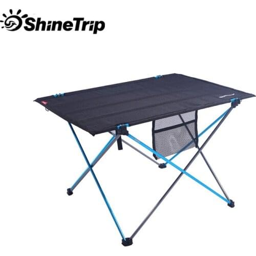 Mountain Fun Outdoor Aluminum Alloy Fabric Folding Table Outdoor Carrying Folding Table Can be Spliced Three Options