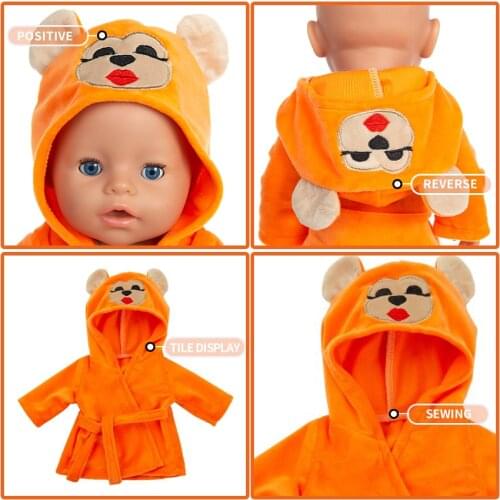 High Quality Suit Fit 17inch 43cm Doll Clothes Born Baby Suit For Baby Birthday Festival Gift