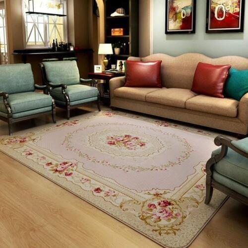 130X190CM Pastoral Carpets For Living Room Modern Bedroom Bedside Rugs And Carpets Sofa Coffee Table Area Rug Home Floor Mat