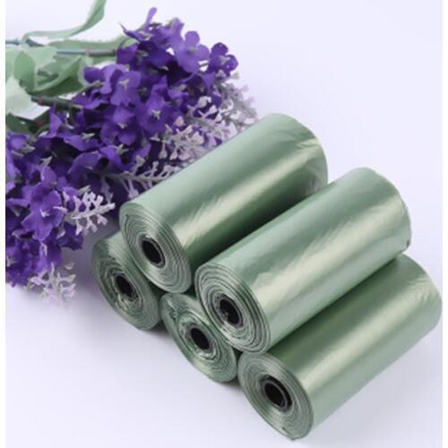 20pcs/roll Pets Scented Garbage Bag Cat and Dog Cleaning Garbage Bag Pet Plastic Pooper Scoopers Bags Faeces Cleaning Tool