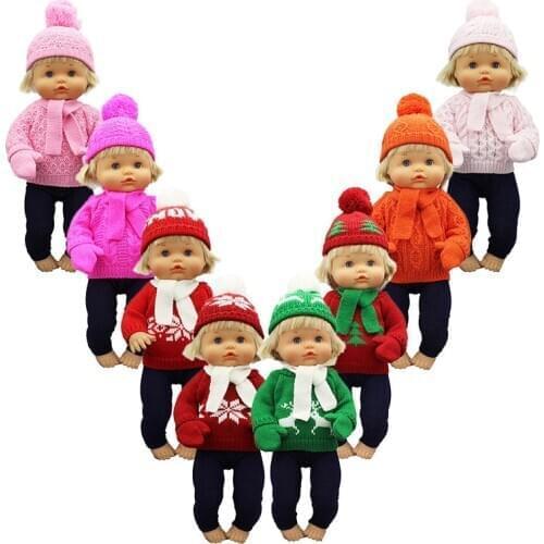 2020 New Sweater Doll Clothes Fit 42cm Nenuco Doll Nenuco su Hermanita Doll Accessories