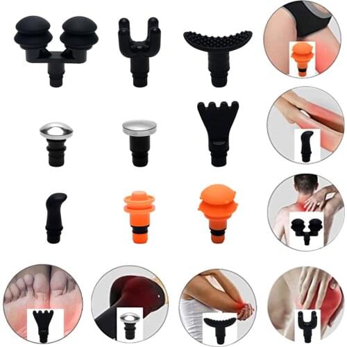 9PCS Replacement Massage Gun Head Massage Gun Neck Massager Smart Hit Gun For Body Massage Relaxation Fitness Muscle Pain Classy