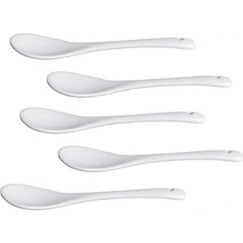 AT69 -Set of 5 Ceramic Spoon Teaspoon Spoon Jam Honey