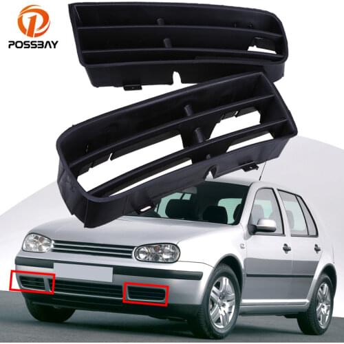 Car Fog Lights Front Bumper Lower Grille Auto Racing Grills Cover for VW Golf MK4 GTI /Variant/4 Motion 1998-2006 Exterior Parts