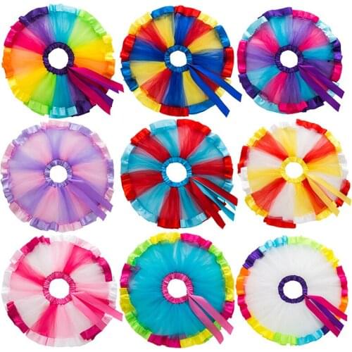 Baby Girls Tutu Skirt Ballet Skirt Princess Unicorn Party Rainbow Tutu Skirt Kids Photography Clothing for Girls Skirts Tutus