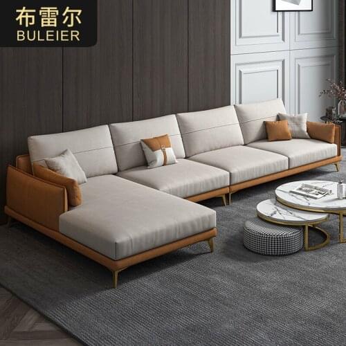 Nanotechnology cloth sofa, simple modern small family, ladies corner wash free three proofing cloth furniture