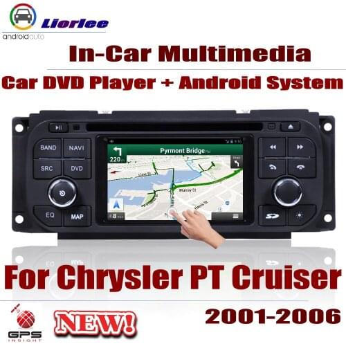 For Chrysler PT Cruiser 2001-2006 Car Android Multimedia System HD Screen Radio Stereo Head Unit Auto DVD GPS Player Navigation
