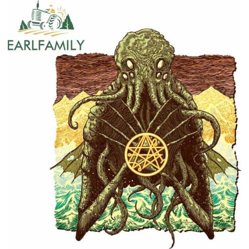 EARLFAMILY 13cm x 11.2cm for Ryan Caskey The Spooky King Car Stickers and Decals DIY Occlusion Scratch Anime Suitable for VAN RV