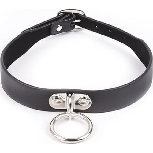 Fetish Dog Slave Bondage Neck Collar PU Leather Punk Rivets Necklace BDSM Bondage Restraints Sex Collar Erotic Accessories porn