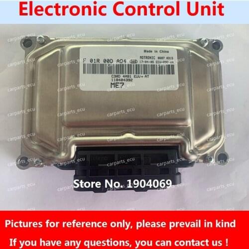 Engine Computer Board F01R00DAQ4 F01RB0DAQ4 118404392 ME7 ECU F01R00DAR8 F01RB0DAR8 00028111 For Vichai Ying to /Tengyi