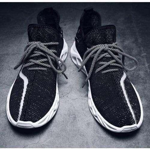 Mens black Mens slip para mesh leisure Fashion mens Breathable sports men man Light zapatos sapatos on shoes knitting trainers