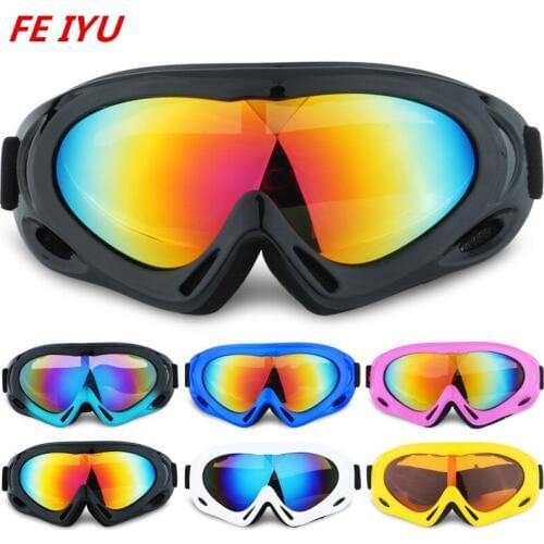 Men Ms Skiing Glasses Ski Goggles Cycling Climbing Anti-fog Glasses Cycling Snow Snowboard Mask Eyewear UV400 Ski Sunglasses