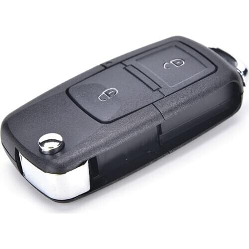 New 2 Button Folding Remote Key Shell Fob For MK4 GOLF Without Blade