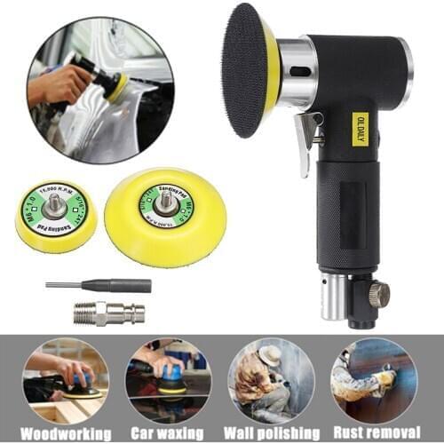 New Arrival 1 Set 2'' 3'' Mini Sander Dual Action Air Random Orbital Sander For Auto Body Power Tools