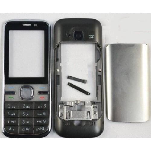 New Full Complete Mobile Phone Housing Cover Case+English Or Russian Or Arabic Keypad For Nokia c5 c500 C5-00