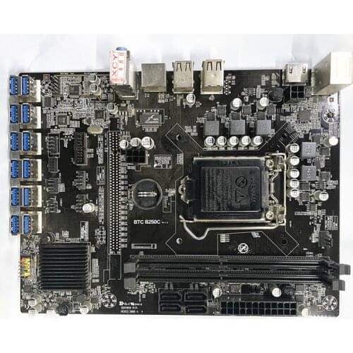 B250 BTC 12 card 12GPU 12PCI-E mining board B250 MINING EXPERT B250-BTC B250 PRO 12PCI LGA1151 DDR4 12 graphics motherboard