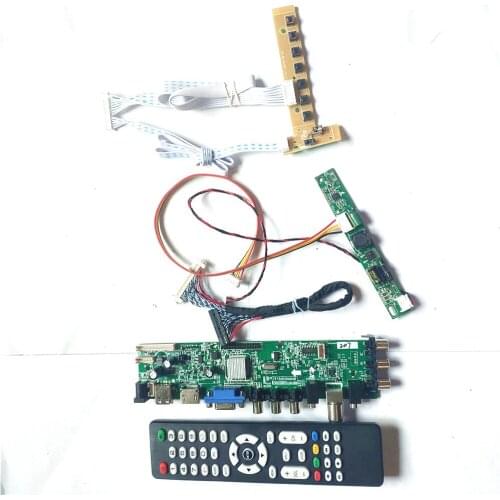 Fit LM215WF3-SLA1 LM215WF3-SLC1 3663 TV digital AV HDMI-Compatible VGA USB DVB 1920*1080 30 pin LVDS upgrade screen LCD board