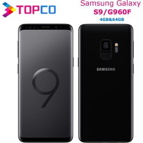 Samsung Galaxy S9 G960F Original Android Mobile Phone 4G LTE Exynos 9810 Octa Core 5.8" 12MP&8MP RAM 4GB ROM 64GB NFC