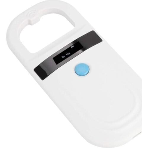 40JB Microchip Reader Scanner RFID Animal Handheld Pet ID Scanner Rechargeable Chip Tag Identification Transponder USB
