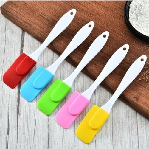 Detachable Silicone Spatula Baking Scraper Cream Butter Handled Cake Spatula Mixer Cooking Brushes Kitchen Utensil Pastry Tools