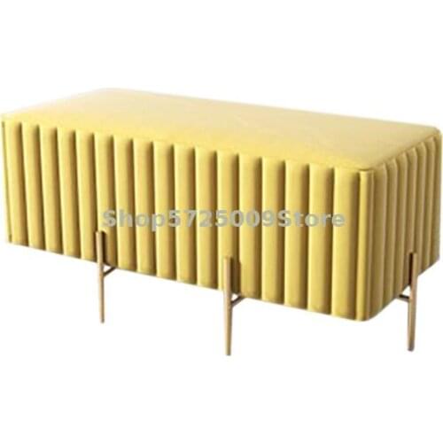 Nordic household low stool entrance shoe changing stool indoor modern sofa shoe stool dressing stool clothing store fitting room