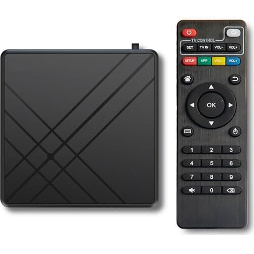 For Android 9.0 TV Box 4GB RAM 32GB ROM Smart TV Set Top Box Amlogic S905 Mx+s QPro 4K Home Audio Video Equipment 2021