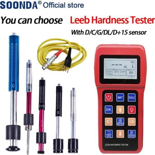 Universal Leeb Hardness Tester Accessories D-Type sensor Impact device C-Type G-Type DL-Type DL+15 type sensor Impact device