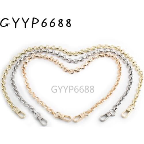 1-5 pieces 2.5mm thick 3 colors Zinc Alloy gold chain with 1 pair hook chain bag luxury strap purse chain