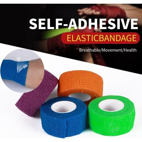 3Pcs Elastic Bandage Non-woven Self-Adhesive Bandage First Aid Treatment GauzeTape Medical Health Care for outdoor Camping
