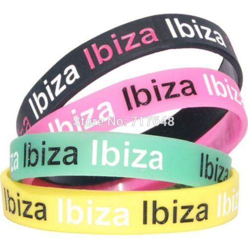 400pcs IBIZA PARTY HOLIDAY wristband silicone bracelets free shipping by FEDEX