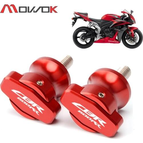 8MM For Honda CBR600RR CBR 600RR CBR 600 RR 2003-2013 2014 2015 2016 2017 Motorcycle Swingarm Sliders Spools Stand Slider Screw
