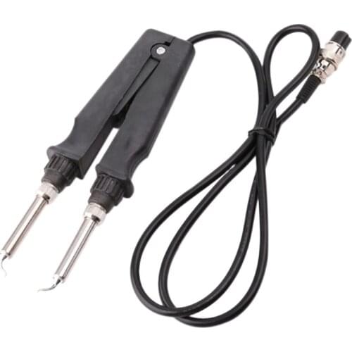 902 Esd Smd Double Soldering Iron Tweezer Handle Clip Heating Plier Soldering Station Accessories -Kb