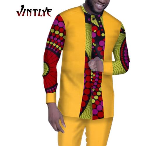 2020 African mens clothing Traditional African mens clothing Mens fashion african dashiki clothes for men wyn1082