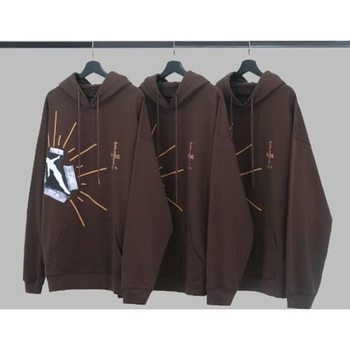 American Famous Brand Travis Scott Graphic Design Oversized Hoodie Mens Hoodies Womens Sweatshirt Hooded Sweatshirts
