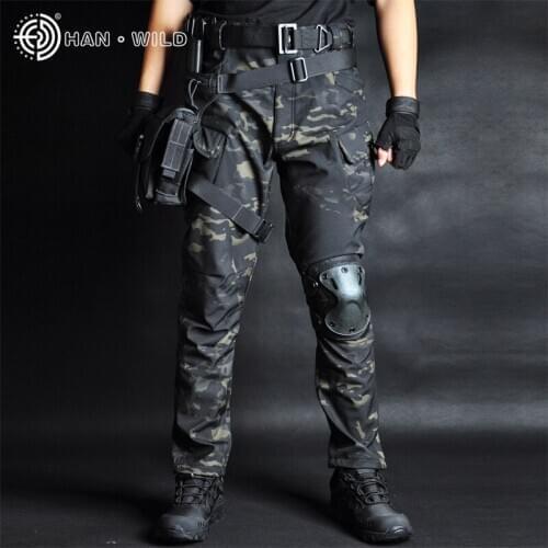 TAD Military Gear Camouflage Tactical Pants Men US Army Combat Waterproof Cargo Pant Multi-pockets Hiking Climbing Trousers