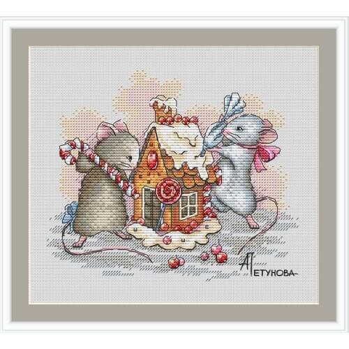 ZZ1168 Homefun Cross Stitch Kit Package Greeting Needlework Counted Cross-Stitching Kits New Style Counted Cross stich Painting