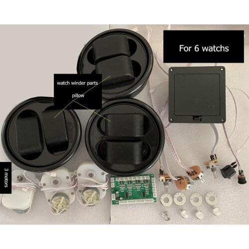 For 6 Watchs MABUCHi DC Gear Motor Watch box Winder accessories Circuit board Switch Power adapter DIY Parts